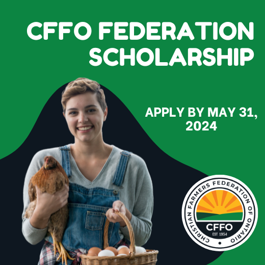 Christian Farmers Federation of Ontario Empowers Future Agricultural Leaders with $10,000 in Scholarships
