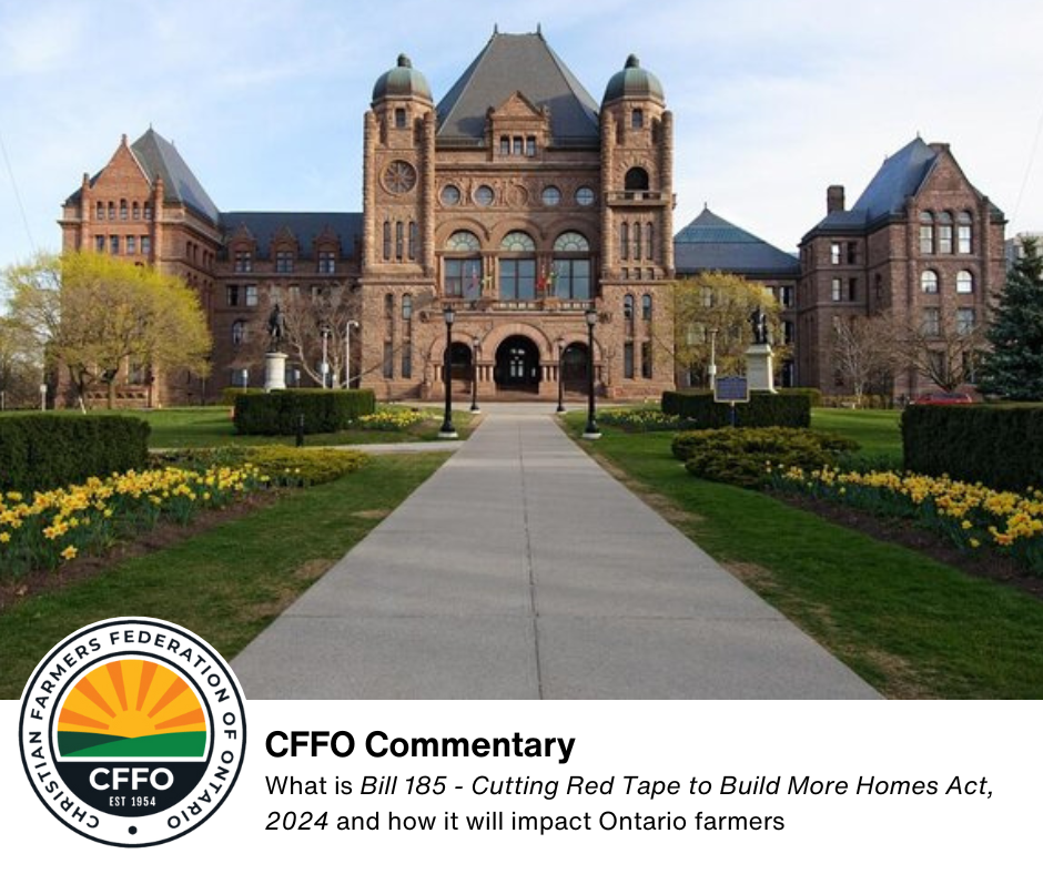 Balancing Growth and Guardianship; Protecting Ontario's Farmland Amidst Red Tape Reduction